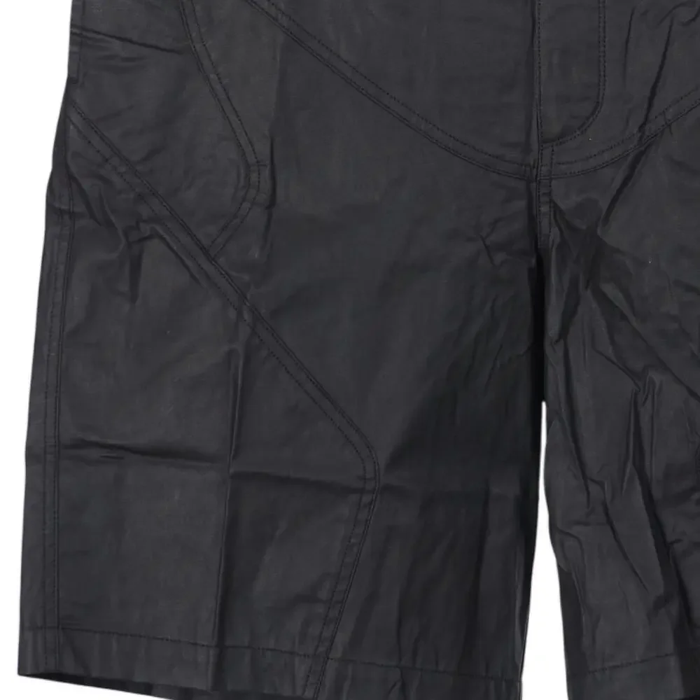 NWT Jordan Nike x Cactus Jack Shorts Men Size 36 Black Coated Waxed Travis Scott
